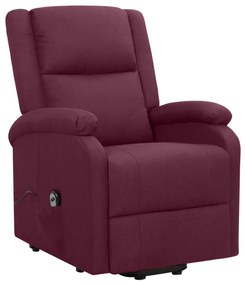 329706 vidaXL Fotoliu cu ridicare, violet, material textil