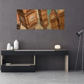 Tablou - Big Ben, Londra (120x50 cm)