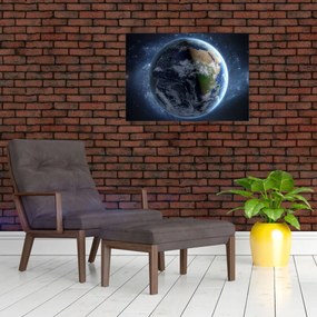 Tablou - Vedere din spațiu (70x50 cm)