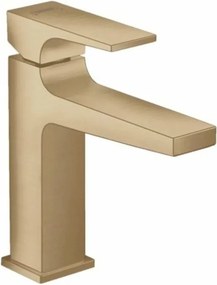 Baterie lavoar Hansgrohe Metropol 110 cu ventil Push-Open bronz periat