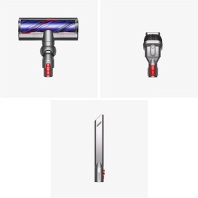 Aspirator vertical Dyson V8 Advanced 492636-01, 130AW, 540ml, 110000 rpm/min, Аutonomie pаnа la 40 min, HEPA, Argintiu