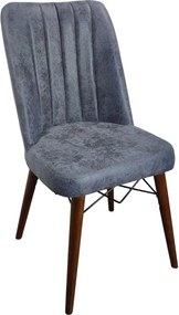 Resigilat:Scaun living tapitat Valentina gri Homs