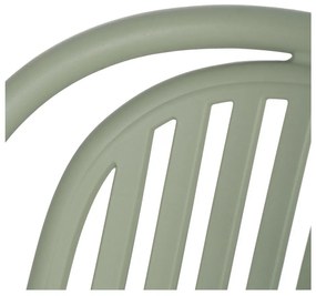 Scaun de dining verde din plastic Alia – Ixia
