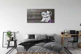 Tablouri canvas Sleeping placi de flori înger