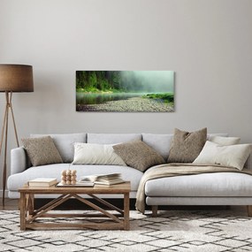 Tablou - Râu lângă pădure (120x50 cm)