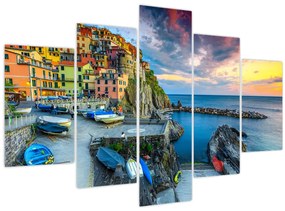 Tablou - Satul mediteranean (150x105 cm)