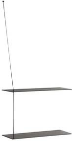 Poliță "Stedge", 60 x 22 cm, 4 variante - Woud Variantă: stejar negru