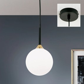 Pendul design modern SNOWWHITE negru/auriu