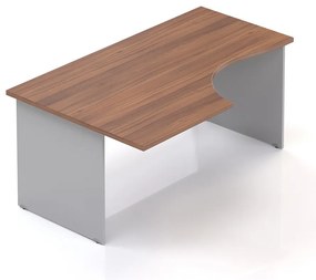 Masa coltar Visio LUX 160 x 100 cm, stanga, nuc