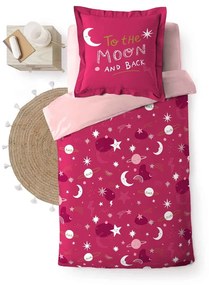 Lenjerie de pat pentru copii din bumbac pentru pat de o persoană 140x200 cm Moonlight – douceur d'intérieur