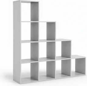 Poliță de depozitare, raft KALLA, 129,5x29x129,5cm, alb Vasagle