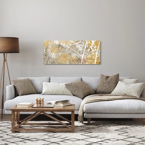 Tablou - Vintage perete cu flori (120x50 cm)