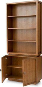 Dulap cu Rafturi Design LUX, Lemn, Rattan, Borchard