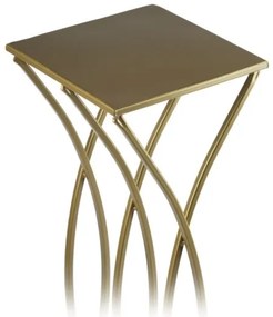 Suport pentru flori 75x23 cm, culoare aurie