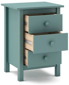 Noptieră de copii în culoarea petrolului din lemn masiv de pin Max – Marckeric