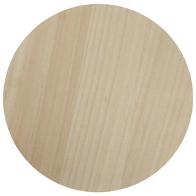 Set măsuţe auxiliare, natural/cupru, DALUX