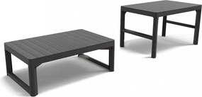 Set de mobilier de grădină Corfu Lyon Duo 4+1 în culoarea grafit