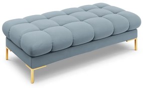 Banca Bali velvet/picioare gold – L133 x l62 x h41