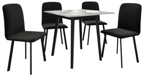 Set de mese Edmond 11677x85x85cm, Numărul de locuri: 4, Unghiular