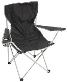 Set de 2 scaune pliabile - negru