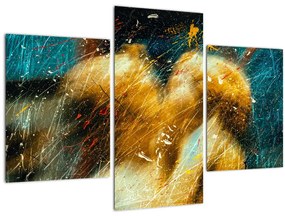 Tablou - Îngerii sărutăndu-se (90x60 cm)