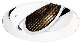 Spot modern îngropat alb GU10 AR111 rotund fără rama - Oneon Honey
