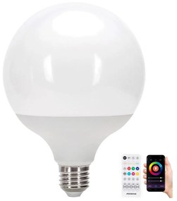 Bec LED RGBW dimabil Aigostar MESH G120 E27/18W/230V 6500K + telecomandă