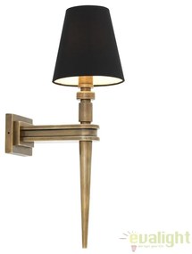 Aplica LUX din alama finisaj vintage, Waterloo Single 110986 HZ