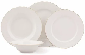 Set 24 vase din porțelan Kutahya Simplicity