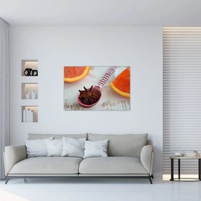 Tablou cu scorțișoară pe linguriță (90x60 cm)