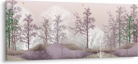 Tablou cu pădure (120x50 cm)