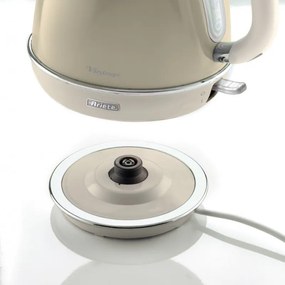 Cana electrica VINTAGE 2869/03, 2000W, 1,7 L, Filtru detasabil, Fereastra de apa, 360C° bază fara fir, Bej