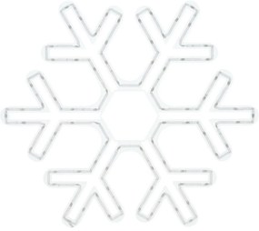 Decorațiune luminoasă de Crăciun RGB cu LED Colouring snowflake 90 LED, 50 x 43 cm