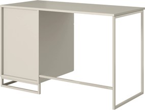 Biurou modern Asha 120 cm cu sertar - culoare cașmir / cadru cașmir