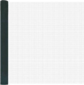 vidaXL Gard din sârmă sudată Verde 1.6 x 10 m