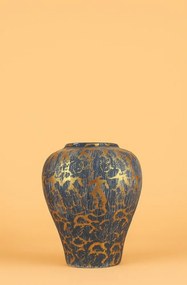 Vaza din ceramica YL744 Vesira albastru/dor