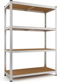 Raft cu capacitate mare HEAVY, max. 700 kg, 160x90x40 cm, argintiu Monzana