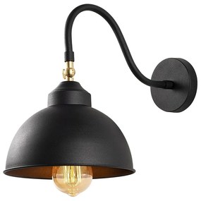 Aplică metalică Opviq lights Fotini, negru