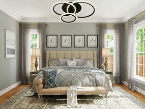 💡 Lustra LED 8888/3 – Design Minimalist cu 3 Cercuri și Lumină Reglabilă