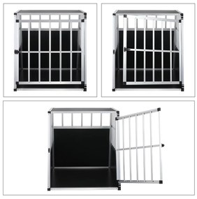 Deuba Alu - lada pentru caini L - 90 x 66 x 72 cm
