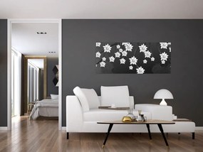 Tablou - Flori pe ramuri (120x50 cm)