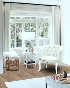 Fotoliu Milano, bej, picioare albe, Homs