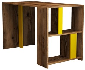 Masă PC Limba (Nuc + Galben). 1088800