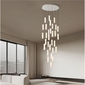 Lustra casa scarii cu Pendule din alabastru DILETTO