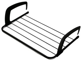 Uscător de rufe negru de agățat pe calorifer Addis 6 Bar Radiator Airer