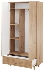 Dulap de haine Treksona 2D1SZ (Stejar artisan) . 1105833