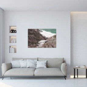 Tablou - Călătorie spre Marea de Smarald (90x60 cm)