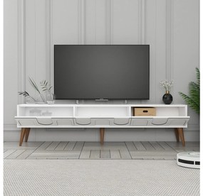Masă TV/Dulap Bipemu 3 (alb + Nuc) . 1095685