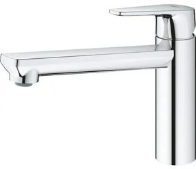 Baterie bucatarie cu pipa rotativa, Grohe BauEdge, crom, 31693000