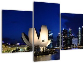 Tablou Singapore nocturn (90x60 cm)